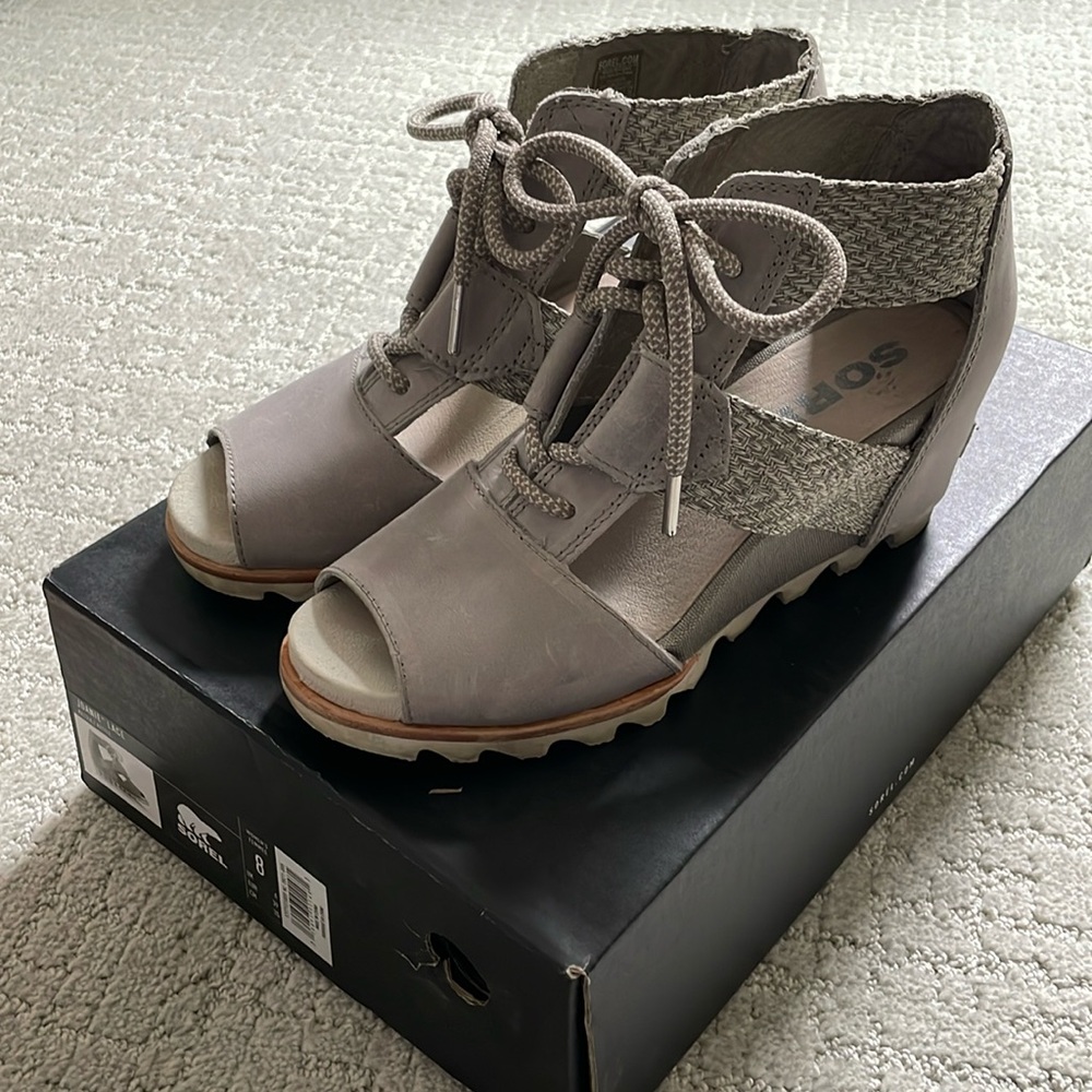Sorel Joanie Lace wedge